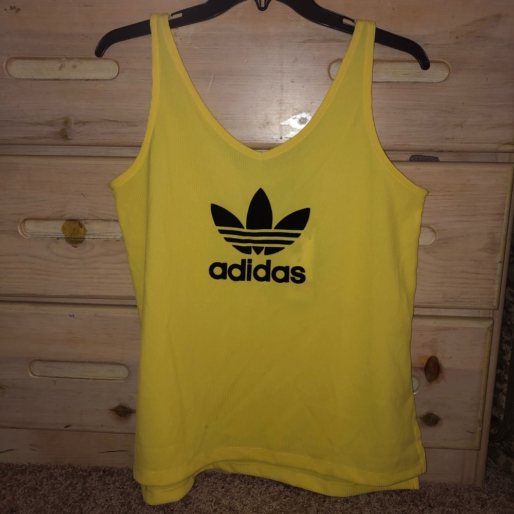 Adidas Yellow Tank Top